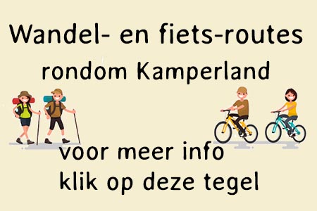 Kamperland fiets en wandel routes